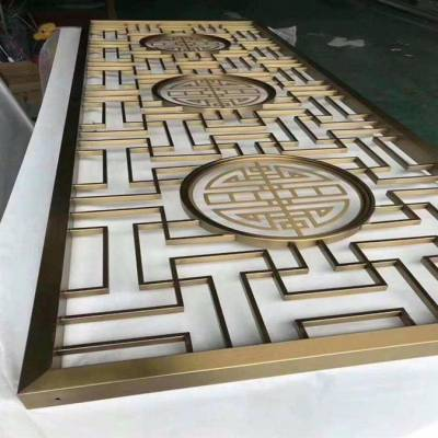 Hotel Stainless Steel Partition Decorative Indoor Screen Dividers For Living Home