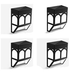 Wholesale House Shape Solar Powered Garden Lights For Fences Walls Decks Doorways from china suppliers
