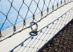 Rust Proof 25x25mm Stainless Steel Ferrule Rope Mesh Flexible For Safety
