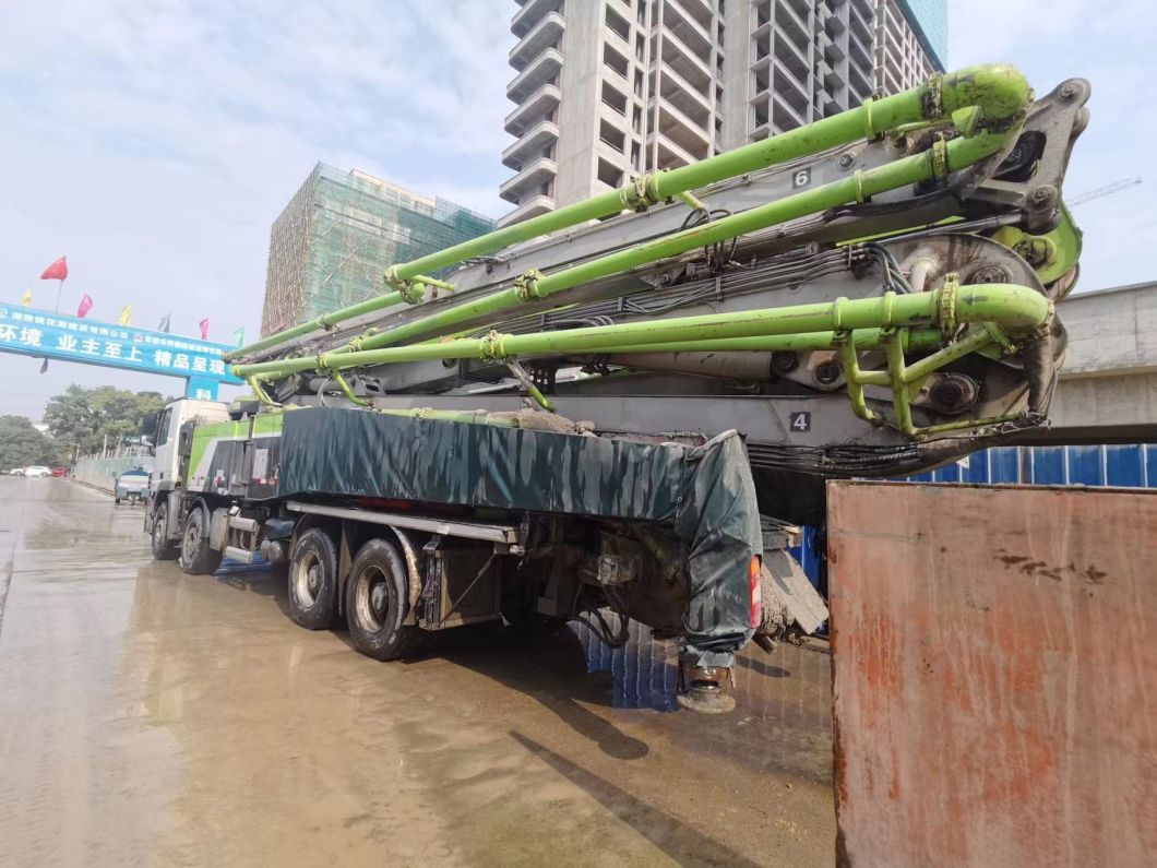 Used Heavy Equipment Zoomlion 63 Meter Concrete Boom Pump
