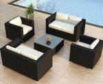 Modern Leisure Best Selling Garden Furniture Plastic Rattan Sofa Set Outdoor