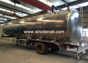 Wholesale 30000ltr Fuel Tank Semi Trailer Tanker With Rim 8.0 12pcs Loading from china suppliers