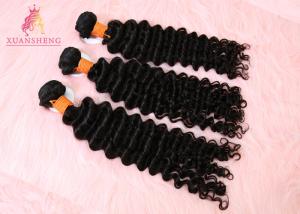 Wholesale 20 Inch Brazilian Human Hair Weave / Deep Wave Virgin Hair No Knots from china suppliers
