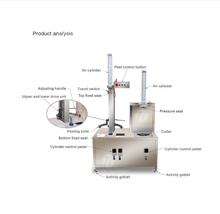 0.75KW 380VPapaya peeler and peeler food processing and catering equipment multifunctional peeler