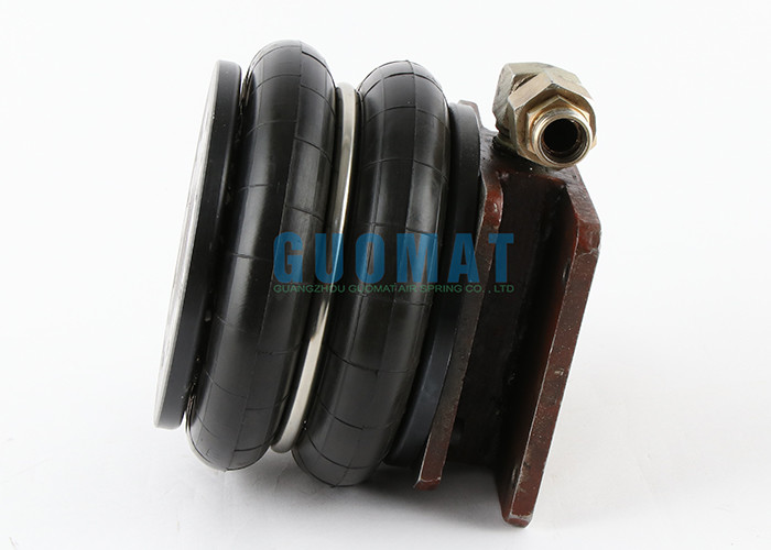 S-160-2 Presses Convoluted Air Spring With Cover Plate Industrial Rubber Bellows