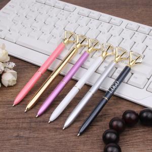 China Diamond pen stationery neutral pen metal ballpoint pen 32*26*22cm laser logo customized on sale