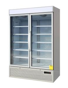 Wholesale Commercial Reach In Freezer Double Glass Door With Secop Compressor for Ice Cream Display from china suppliers