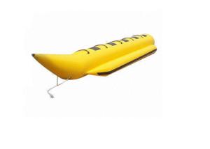 Wholesale Yellow Single Inflatable Banana Boat Water Sports , Kids Fun Blow Up Water Toys from china suppliers
