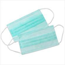 Wholesale Green 3 Ply Surgical Mask Fiberglass Free With CE FDA Certification from china suppliers