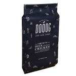 Printed recycled material flat bottom pet dog food packaging plastic bag with