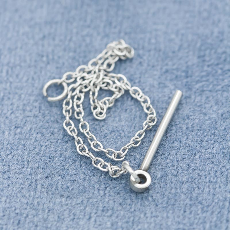 16G Silver Chain Ear Piercing Jewellery Surgical Steel Cartilage Cuff Earrings