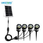 Lawn Garden LED Solar Light Aluminum + ABS Waterproof Material 3 Years Warranty