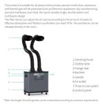 80w Hair Salon Soldering Laser Marking Fume Extractor
