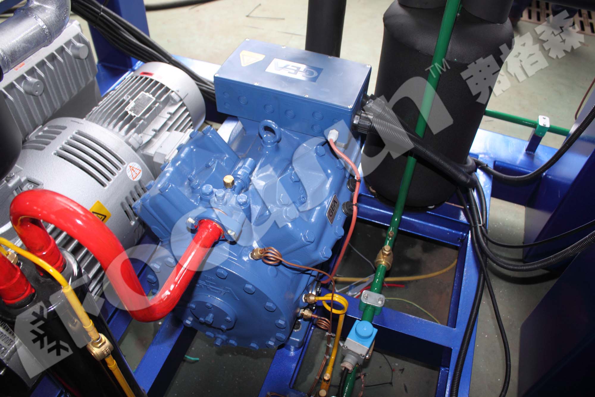 Leafy Vegetables Vacuum Cooler Bock Compressor -5C 5C Temperature Fast Cooling Machine