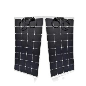 Wholesale 12V Solar Flexible Panels 110W Bendable Monocrystalline Semi Flexible Solar Panel Foar Boat Marine from china suppliers