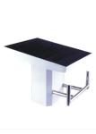 Anti Slip Swimming Pool Starting Platform For Standard Competition Black Color