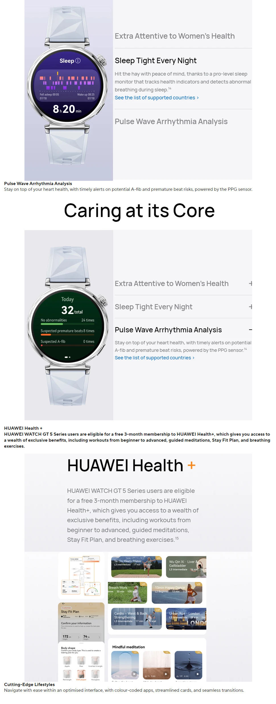 2024 Hot Hua Wei WATCH GT 5 Smart Watch 1.32 Inches AMOLED Color Screen Tracker Health Monitor Sport Watch