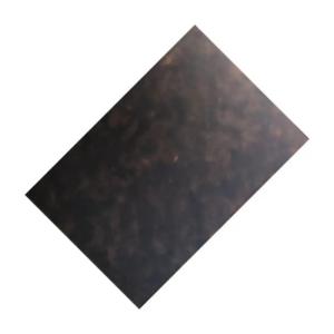 Wholesale Retro Etched Stainless Steel Sheet Wall Decoration Panel Antique Bronze Rose Red Color from china suppliers