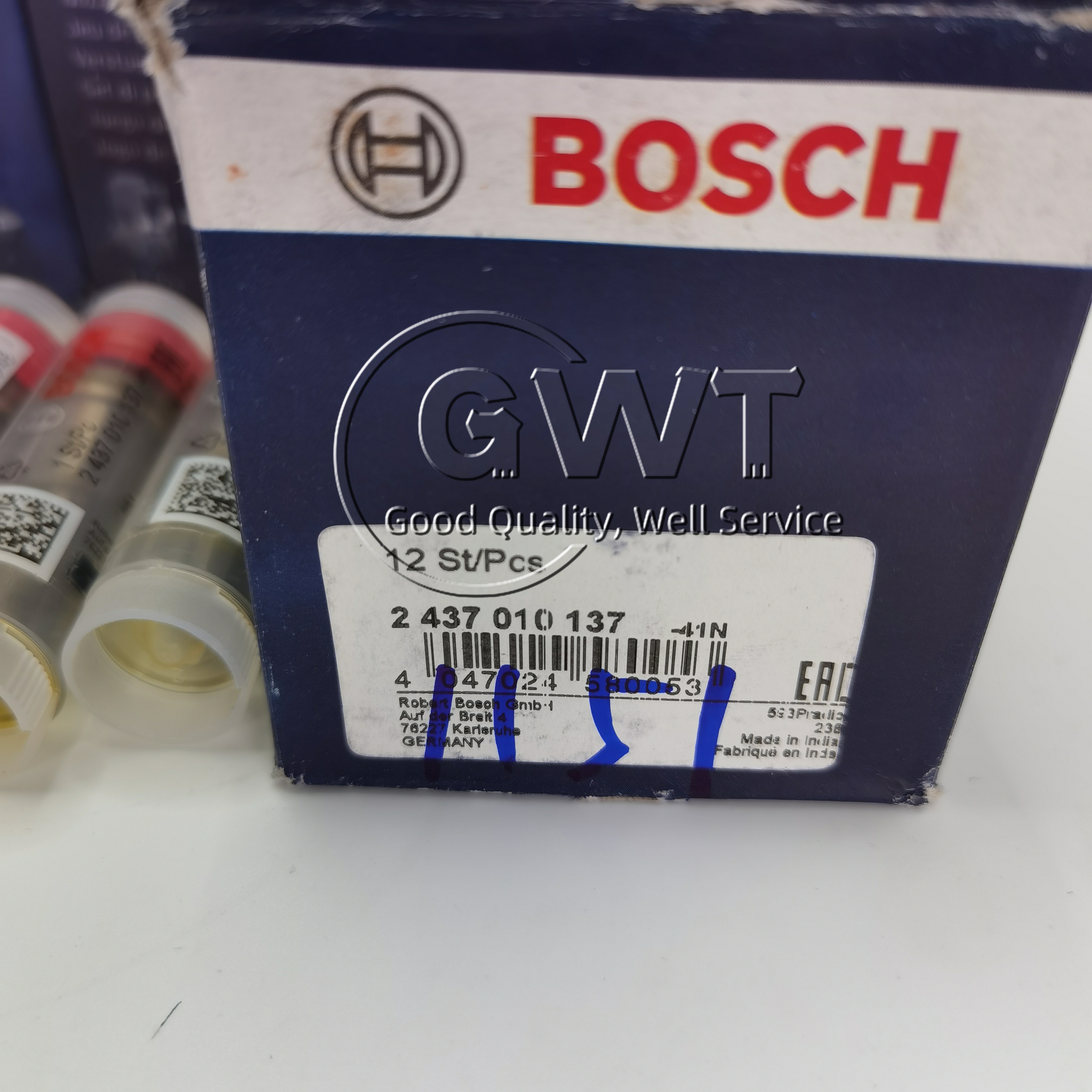 Original fuel injector nozzle DLLA150P1151 2437010137 common rail injector for 0433171736 04321316 0432131644 2437010137