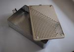 34x25x6cm Perforated Metal Wire Basket Surgical Instrument Storage