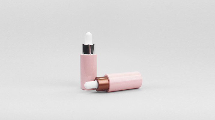 Eco Friendly 50ml Unique Dropper Bottles Travel Dropper Bottle With Aluminum Silver Covered Closure