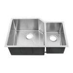 SUS 304/316 Low Divide Sink 5 Warranty Warranty For Kitchen / Hospital