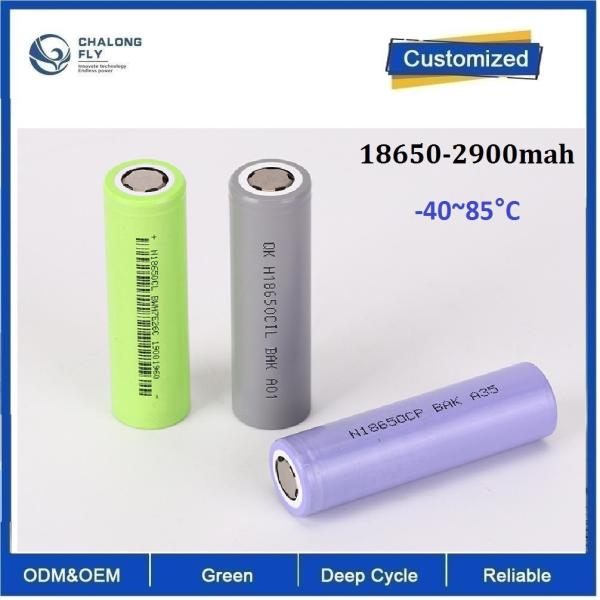 18650 2900mAh Wide Temperature -40~85℃ Lithium Iron Battery apply for Military