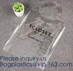 Travel Shopping Shoulder Bags, TPU, PVC, EVA, Soft Handle Women Transparent