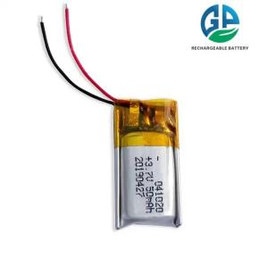 Wholesale KC Approved 3.7V 50mAh 401020 Li-Polymer Rechargeable Li-Ion Battery For TWS Earphone Battery from china suppliers