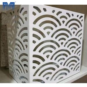 Wholesale Blade Louver Aluminium Air Conditioner Cover Panel Frame Anti Corrosion from china suppliers