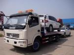 Professional Special Purpose Trucks / Flatbed Wrecker Truck 4x2 Driving Mode