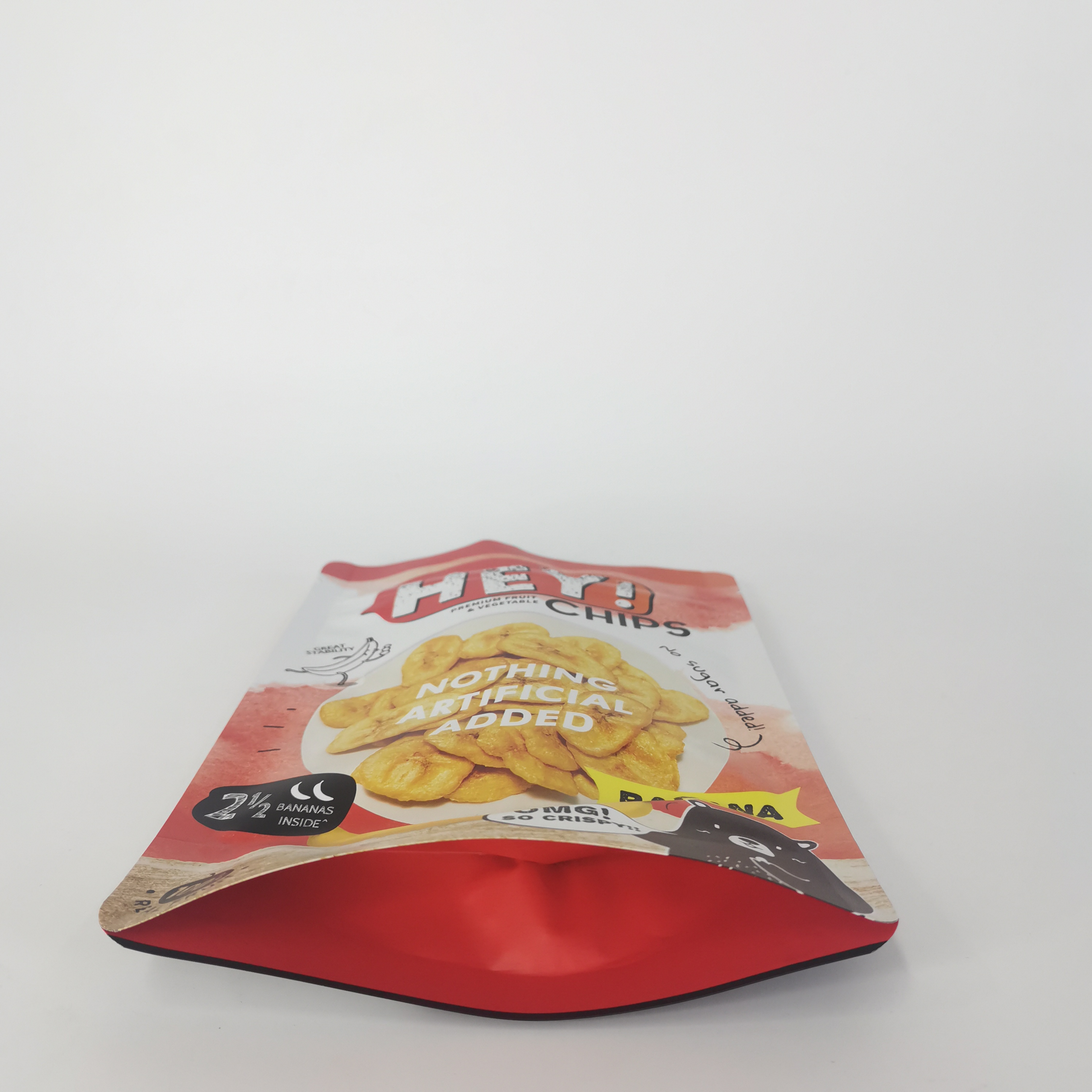 Banana chips packing bags aluminium foil snack food grade pouch package envelop pouch packaging