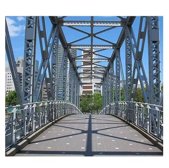 HDG Galvanizing Steel Structure Bolt Connecting Bridge Henvy Steel Bridge