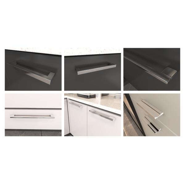 Hidden Dresser Drawer Cabinet Door Embedded Flush Edge Finger Pull Handles