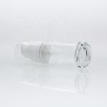 Round 35ml Liquid Foundation Bottles Clear Glass Pump Bottles