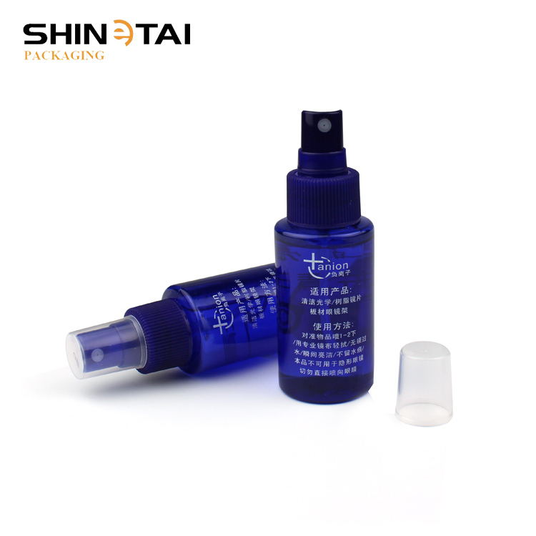 Glasses Plastic Spray Bottle Lens Cleaner 60ml