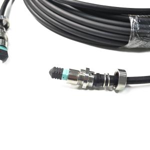 Wholesale Outdoor waterproof 24 fibre OM4 MPO MTP Connector Patch Cable from china suppliers