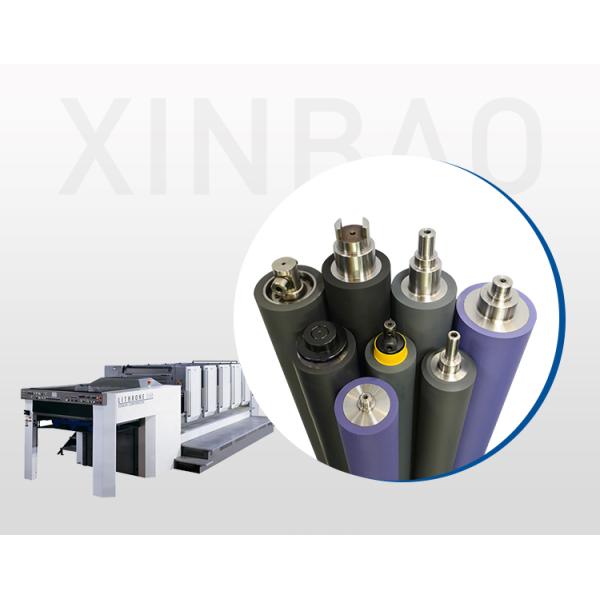 Custom rubber coated rollers product display