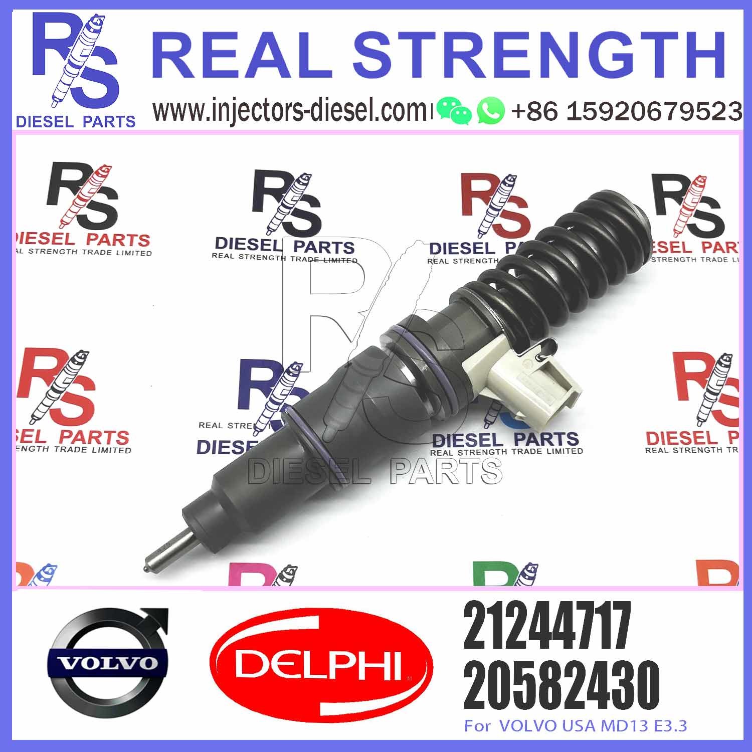 New Diesel Fuel Injector 21246331 85003110 BEBE4F06001 for V olvo MD11 21106375 21246331 21244717