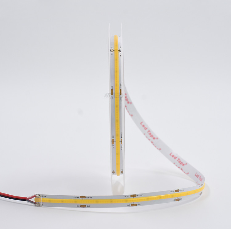 New Circuit Design 504 LEDs/M COB LED Light Strip 12W/M 3000K 4000K 6500K