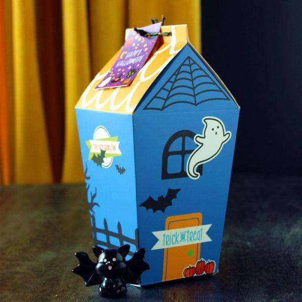 Halloween Personality Printing Candy White Card Paper Box Gift Packaging Box