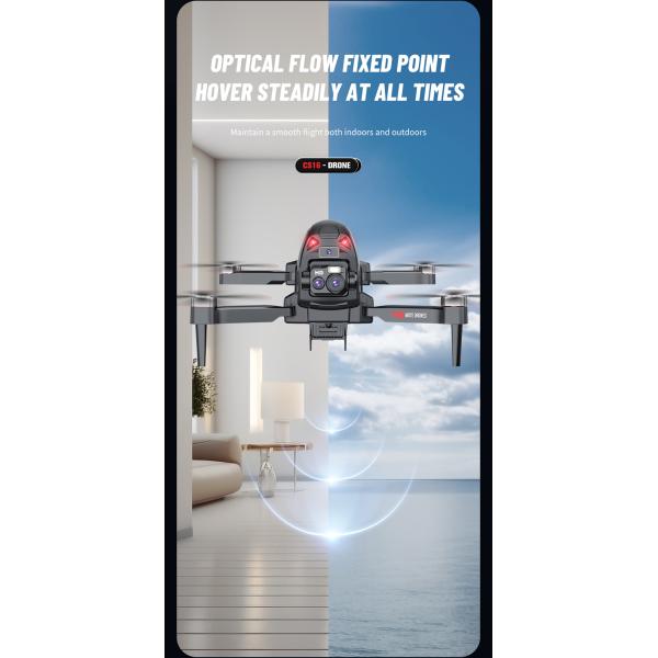 2024 W14HW Mini 4k Professional Brushless Drone Aerial Photography with Optical Flow Positioning and Obstacle Avoidance