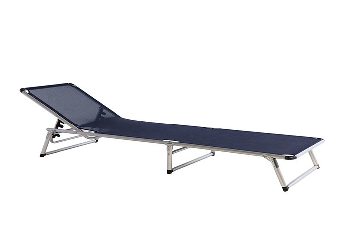 OEM ODM Aluminium And Textilene Sun Loungers Chair UV Resistant