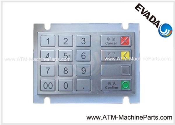 Quality Wincor Nixdorf ATM Parts EPP V5 Metal Keyboard / ATM Pinpad Weather Resistant for sale
