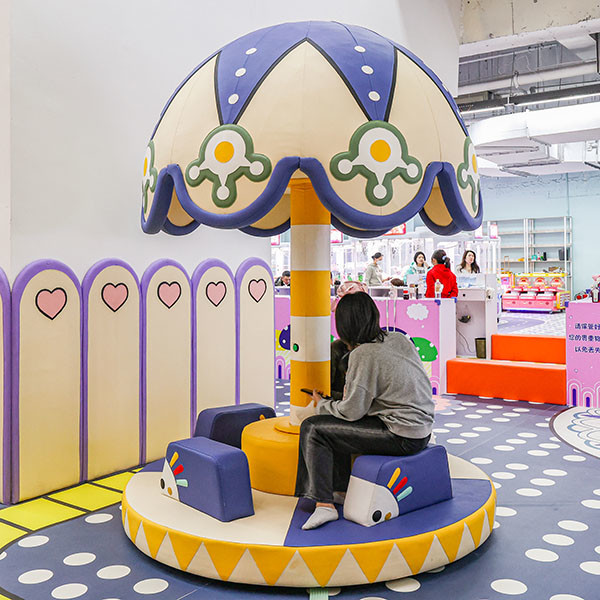 Electricity Power Merry Go Round Playground Amusement Ride for Children