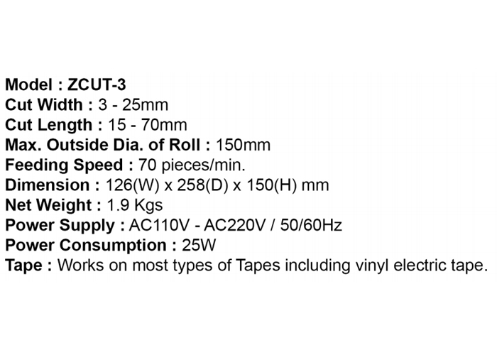 ZCUT-3 Carousel Tape Dispenser image 2