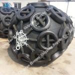 Long Lifespan Boat Mooring Fenders Marine Boat Fenders With Chain Black Color