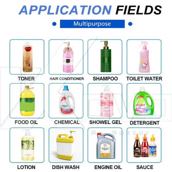 Semi Automatic Full Automatic Lotion Hand Sanitizer Liquid Soap Detergent Filling Machine