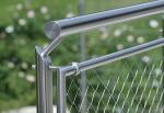 Knot Type Black Oxide Flexible Stainless Steel Cable Rope Woven Zoo Wire Mesh