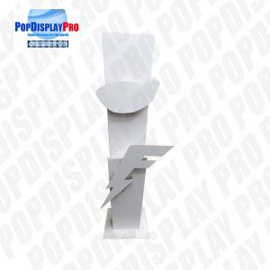 China Durable Cardboard Store Standee Display Floor Standing Unit With 2*3D Logos on sale